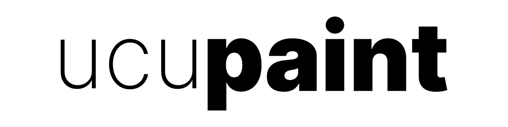 Ucupaint Typeface, Black on Transparent, No Version, PNG