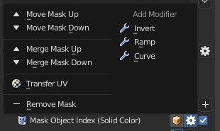 Pic: Layer mask menu