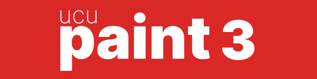 Ucupaint Typeface, Red on White, PNG