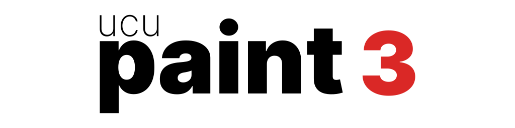 Ucupaint Typeface, Black on Transparent, PNG